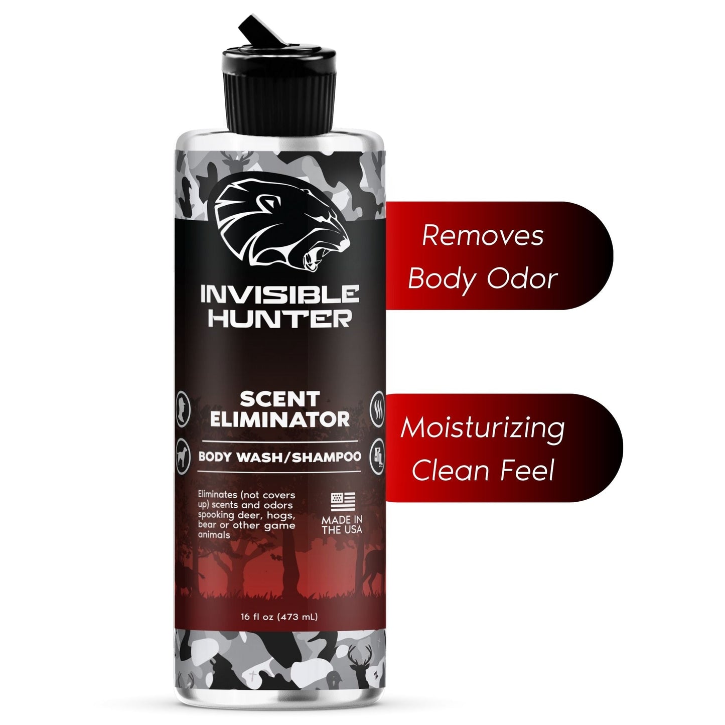 Invisible Hunter Scent Eliminator Shampoo/Body Wash
