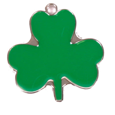 Irish Shamrock Dog ID Tag - With Engraving