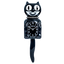 Retro Black Lady Kitchen Edition Kit-Cat Klock