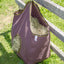 Tahoe Tack Pair of 2 Extra Wide 19" x 12" x 20" with 7" Diameter Circular Opening Canvas Hay Bags for Horses and Livestock Fits 3-4 Large Flakes of Hay