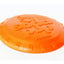 Bottle Top Flyer Rubber Frisbee for Dogs | Orange | Vet Approved | USA Made