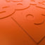 Bottle Top Flyer Rubber Frisbee for Dogs | Orange | Vet Approved | USA Made