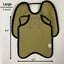 Hen Saver Chicken Saddle for Hens with Shoulder Protectors (Made in USA Hen Apron)