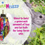 CuteNfuzzy 2-Opening Hay Bag for Rabbits, Guinea Pigs & Chinchillas, Compact Hanging Hay Feeder, 9" x 11" x 1.5", Helps Reduce Hay Waste & Cage Mess, 6-Month Warranty