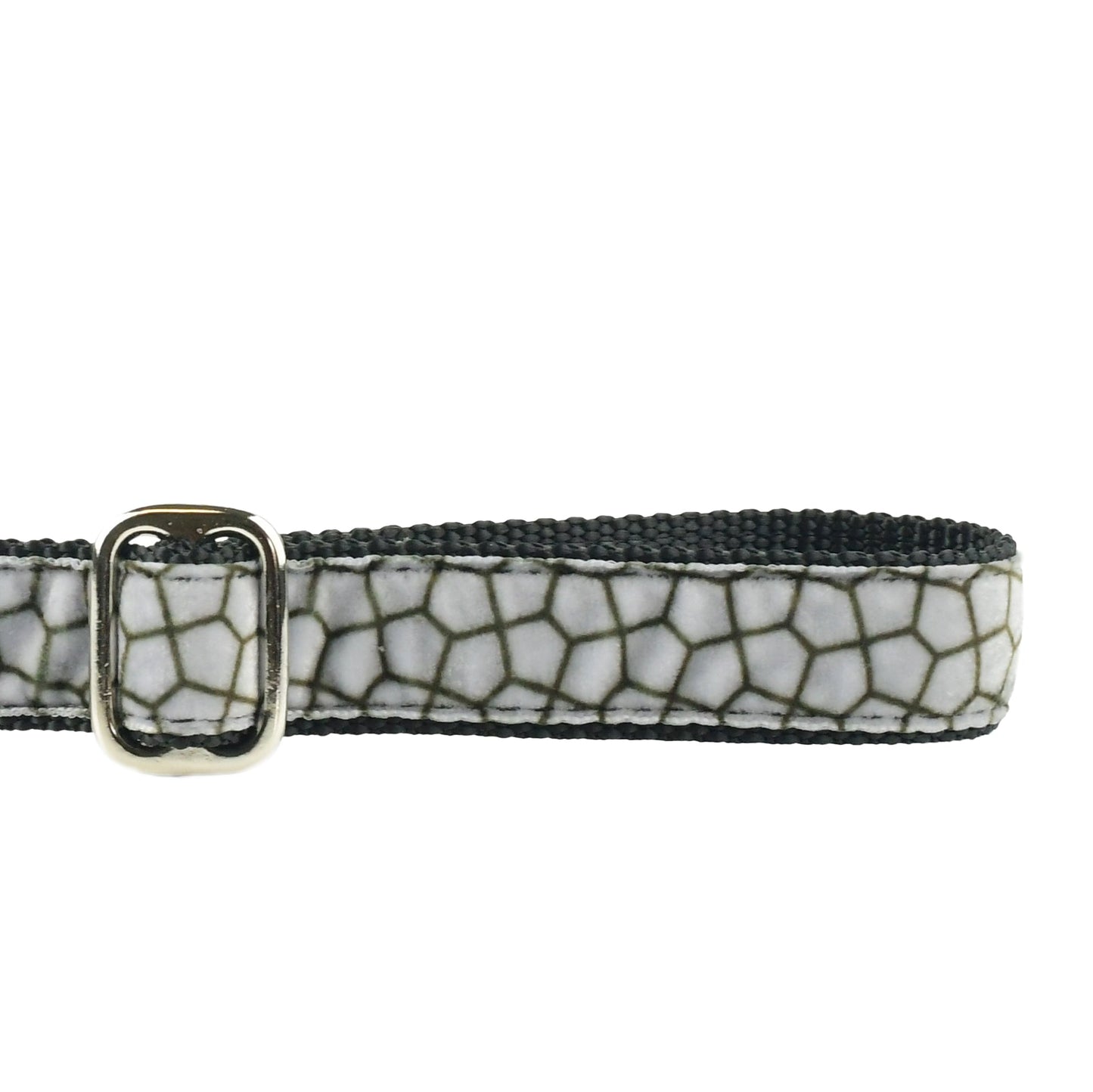 Soho Loft Black & Gray Velvet Essential Dog Leash