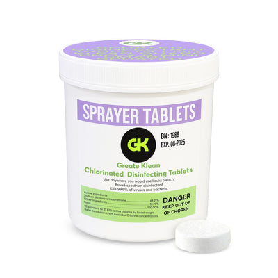 Disinfecting Sprayer Tablets For Klean Guard Pro-X & Mini Smart Sprayer