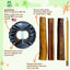 SuperChew Large Dog Starter Pack: Indestructible Bully Stick Holder + All-Natural Bully Sticks for Dogs 40+ lbs & Superchewers