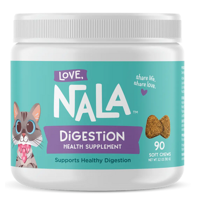 Cat Digestion Health Supplement, 3.2-oz, 90 Soft Chews