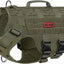 Tactical No-Pull Dog Harness – Mesh Military Vest with Handles for S -XL Dogs