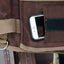 Tahoe Large Multi Pocket Canvas Saddle Bag w Cell Phone Pocket