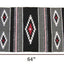 Handwoven Navajo-Inspired Acrylic Western Horse Saddle Blanket – 32" x 64", Southwest Aztec Design, Decorative, Great for Riding, Display, or Home Decor