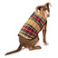 Tan Tartan Plaid Blanket Dog Coat