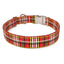 Tartan Plaid Red Dog Collar