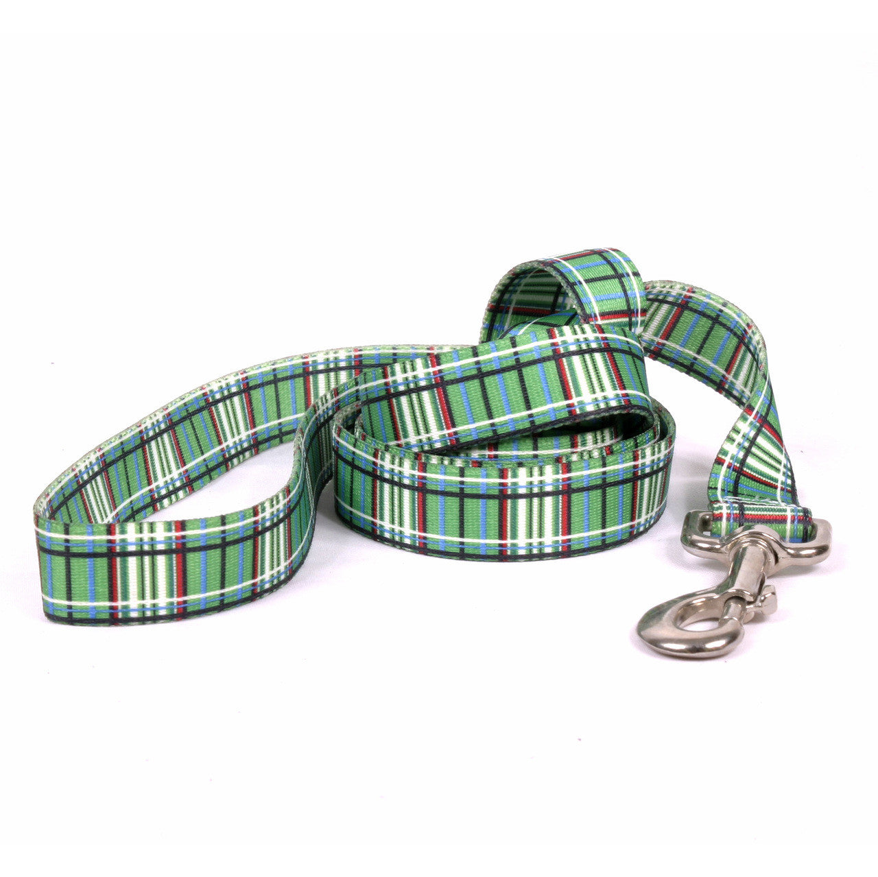 Tartan Plaid Green Dog Leash