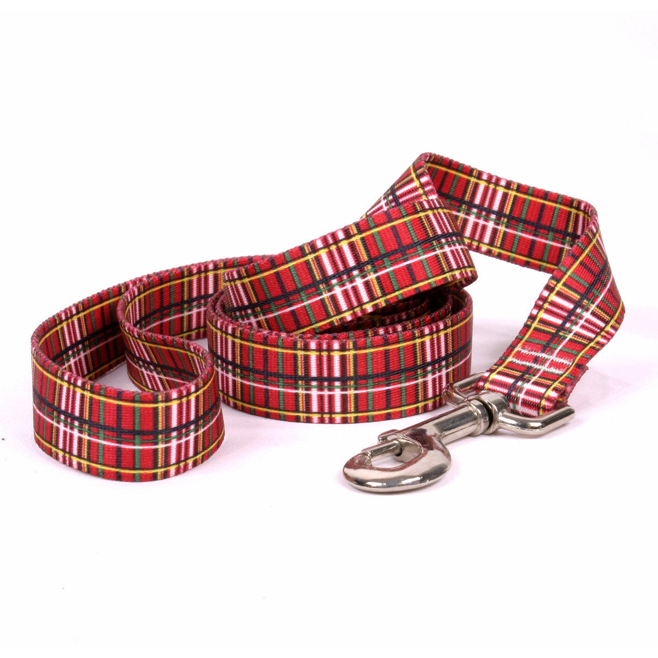 Tartan Plaid Red Dog Leash