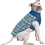Alpaca Teal Fair Isle Dog Sweater
