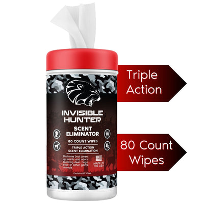 Invisible Hunter Scent Eliminator Wipes