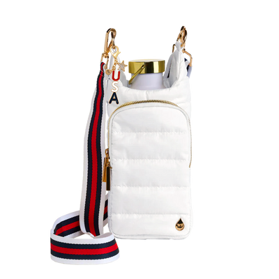 Patriotic USA Bag Charm- Red, White, Blue
