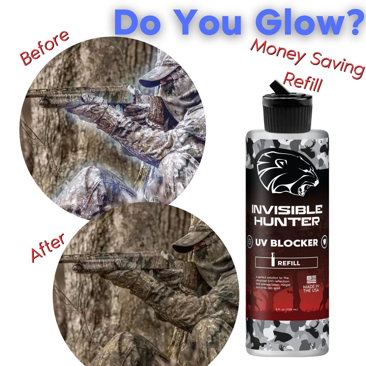 Invisible Hunter UV Blocker Refill