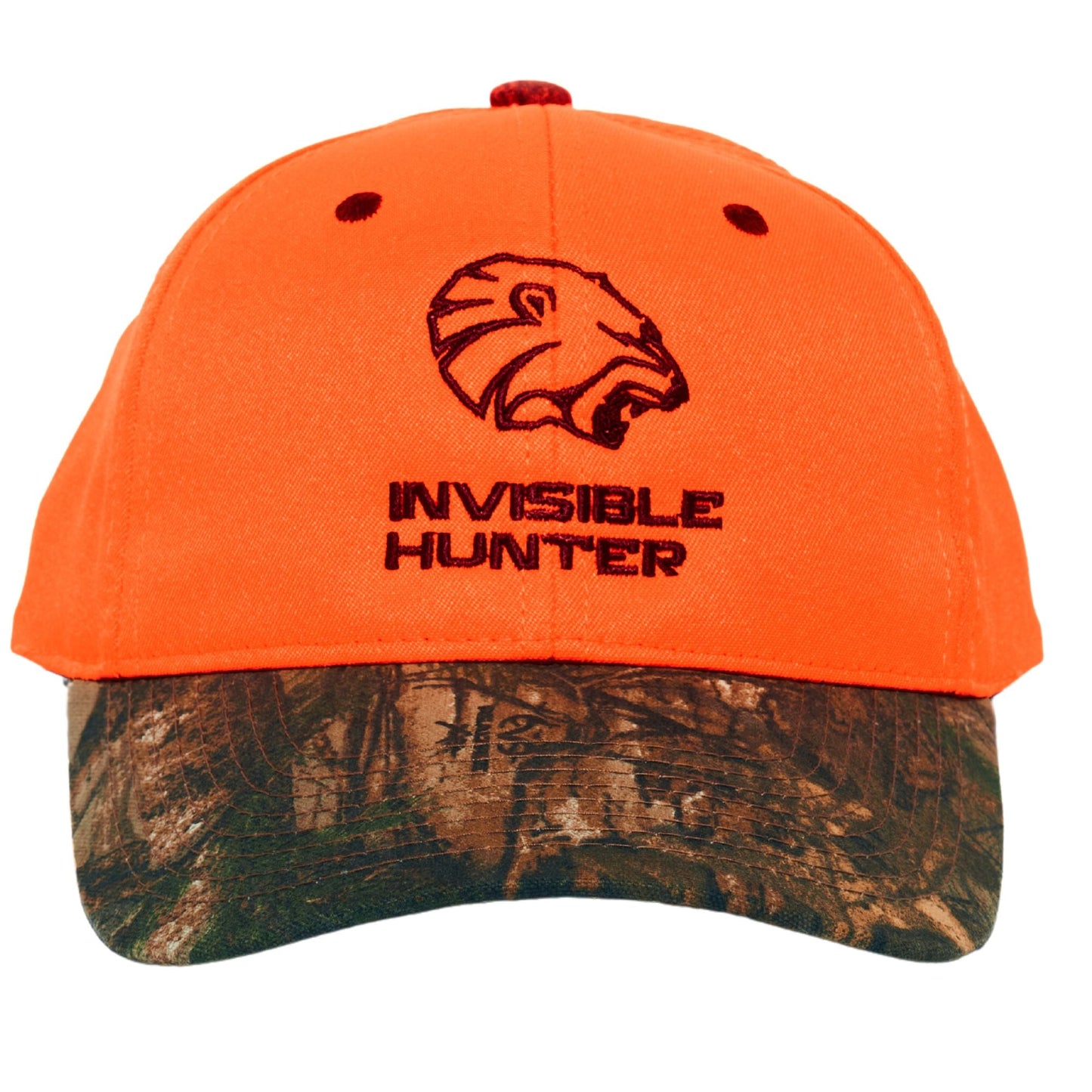 Invisible Hunter Realtree Blaze Orange 100% Fabric Hat