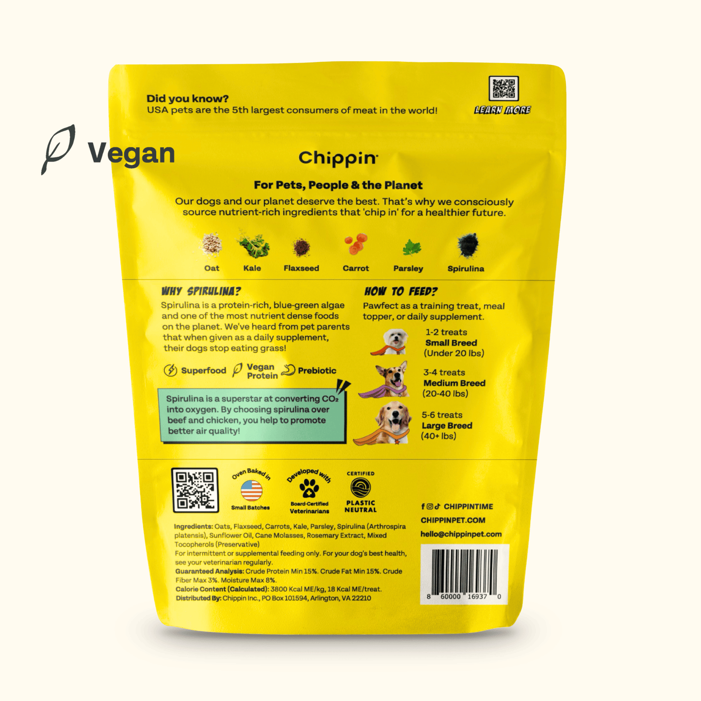 Veggie Dailies with Spirulina, 4-Pack