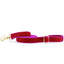 Raspberry Velvet Dog Leash