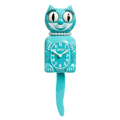 Vibrant Blue Turquoise Lady Kit-Cat