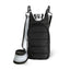 Black Matte HydroBag® with Silver Strap