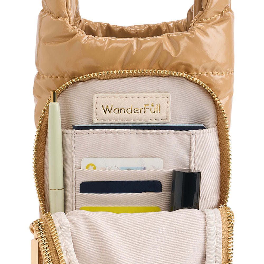 Camel Lacquer HydroBag® with Camel Patterned Strap