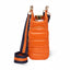 Clementine Orange Matte HydroBag® with Navy/Orange Strap