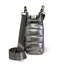 Pewter Glossy HydroBag® with Solid Strap