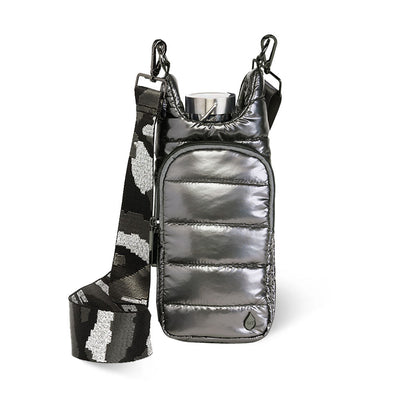 Pewter Glossy HydroBag® with Camo Strap