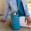 Teal HydroBag® with Teal and Black Striped Strap