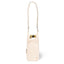 Ivory Vegan Leather Gold Chain Strap