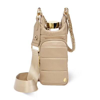 Taupe Vegan Leather Hydrobag® with Strap Bundle- Oprah's Favorite Things