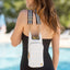 White Ripstop HydroBag® with Black and White Striped Strap