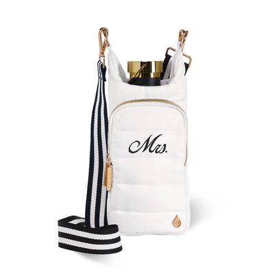 For the Bride-White Ripstop HydroBag® Monogrammed with "Mrs."