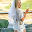 For the Bride-White Ripstop HydroBag® Monogrammed with "Mrs."