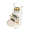 White HydroBag with Tennis Embroidery and Navy, Green, White Strap