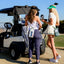 Clear HydroBag® Stadium with Augusta Golf Green Trim and Matching RFID Pouch