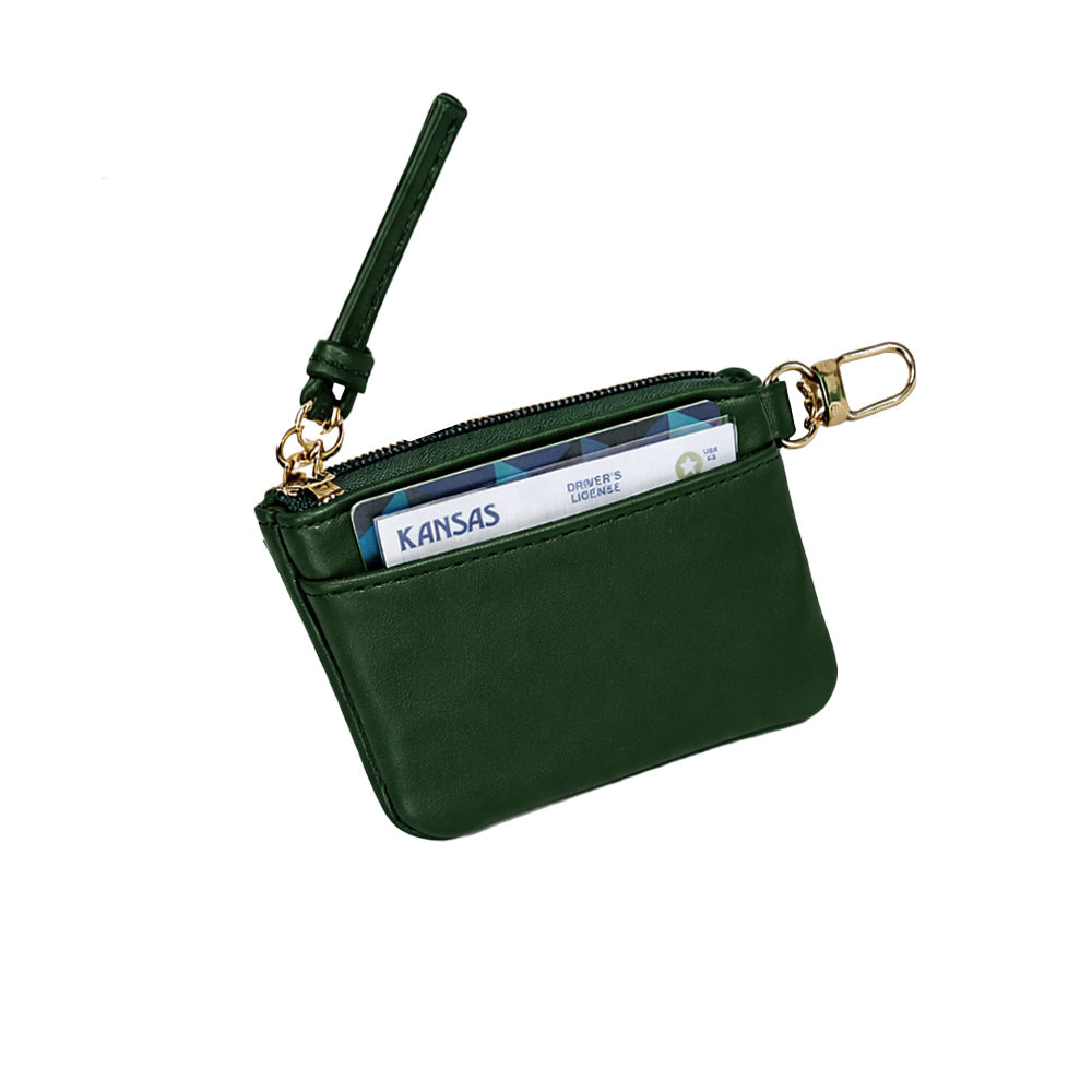 Clear HydroBag® Stadium with Augusta Golf Green Trim and Matching RFID Pouch