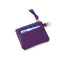 Clear HydroBag® Stadium with Purple Trim and Matching RFID Pouch