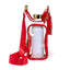 Clear HydroBag® Stadium with Red Trim and Matching RFID Pouch
