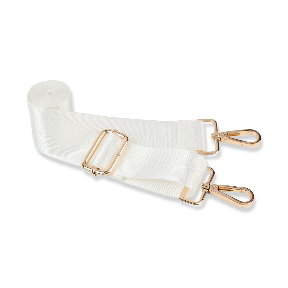 Clear HydroBag® Stadium with White Vegan Leather Trim and Matching RFID Pouch
