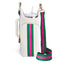 HydroBag® HANDLE®-White Coated Perforated Neoprene HydroBag® with Pink/Green Stripe