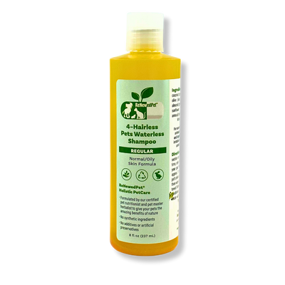4-HAIRLESS PETS REGULAR WATERLESS SHAMPOO