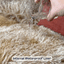 PupRug® Luxe Faux Fur Orthopedic Dog Bed -  Plush Sheep Tan