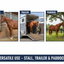 Paris Tack XL Knotless Slow Feed Hay Net – Double-Sided Design with 1000D Mesh Sides, Soft on Muzzles, Holds 6 Flakes