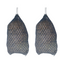 Paris Tack Knotless Ultra Slow Feed Hay Nets – 56” Long, Set of 2, 1.5” Holes, Soft on Muzzles, Durable Nylon, Holds 5–7 Flakes, Easy Hang Strap