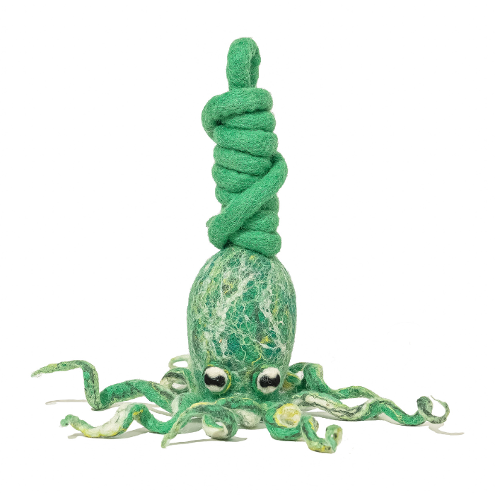 Ink Floyd - A Wool Octopus Toy for Cats